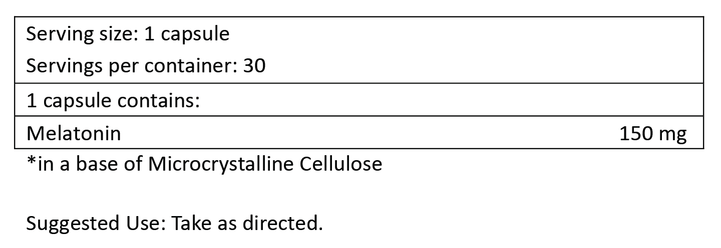 Melatonin 150mg