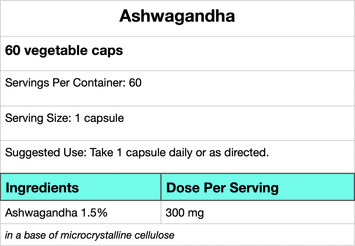 Ashwagandha