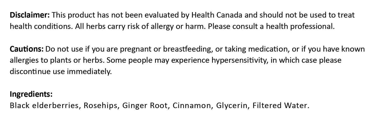 Elderberry Syrup (Glycerite)