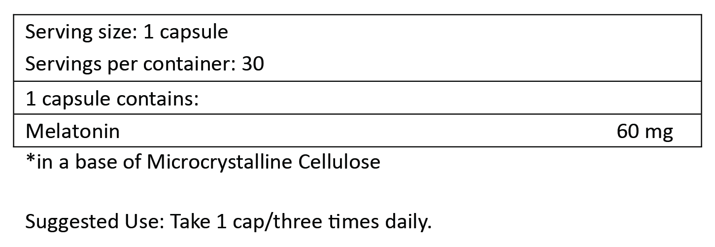 Melatonin 60mg