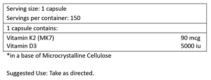 Vitamin D3 K2 (5000iu)